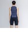 ナイキ（NIKE）フィットネス水着 レディース 水泳 ジップ セパレーツ 紺 M-LLサイズ 2993170-0381 上下セット