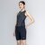 ナイキ（NIKE）フィットネス水着 レディース 水泳 ジップ セパレーツ 黒 M-3Lサイズ 2993170-0009 上下セット 大きいサイズ