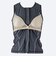ナイキ（NIKE）フィットネス水着 レディース 水泳 ジップ セパレーツ 黒 M-3Lサイズ 2993170-0009 上下セット 大きいサイズ