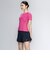 ナイキ（NIKE）フィットネス水着 レディース 水泳 半袖 ジップ セパレーツ ピンク M-LLサイズ 2993171-0240 上下セット フレアシルエット