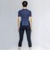 ナイキ（NIKE）フィットネス水着 レディース 水泳 セミロングレギンス 半袖 ジップ セパレーツ 紺 M-LLサイズ 2993173-0381