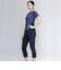 ナイキ（NIKE）フィットネス水着 レディース 水泳 セミロングレギンス 半袖 ジップ セパレーツ 紺 M-LLサイズ 2993173-0381