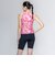 ナイキ（NIKE）フィットネス水着 レディース 水泳 FA26シーズン プリント ジップ セパレーツ ピンク M-LLサイズ 2993174-0003 上下セ…