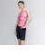 ナイキ（NIKE）フィットネス水着 レディース 水泳 FA26シーズン プリント ジップ セパレーツ ピンク M-LLサイズ 2993174-0003 上下セ…
