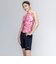 ナイキ（NIKE）フィットネス水着 レディース 水泳 FA26シーズン プリント ジップ セパレーツ ピンク M-LLサイズ 2993174-0003 上下セ…