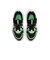 ナイキ（NIKE）ジュニア スポーツシューズ ベルクロ ベルト付き スニーカー コズミック ランナー ブラック グリーン HM4400-016