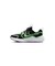 ナイキ（NIKE）ジュニア スポーツシューズ ベルクロ ベルト付き スニーカー コズミック ランナー ブラック グリーン HM4400-016