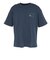 ゴースローキャラバン（GOSLOWCARAVAN）スクエアLOGO バックプリント ゆったり 半袖Tシャツ 361915B NAV