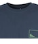 ゴースローキャラバン（GOSLOWCARAVAN）スクエアLOGO バックプリント ゆったり 半袖Tシャツ 361915B NAV