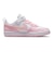 ナイキ（NIKE）ジュニアスニーカー ガールズ スポーツシューズ コート ボロー LOW リクラフト ピンク PS DV5457-105 カジュアル シューズ