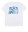 バドミントンウェア ドライ半袖Tシャツ T-6107-WHT