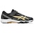 アシックス（ASICS）ジュニアスポーツシューズ ベルクロ ベルト付き スニーカー レーザービーム SL MG ブラック ゴールド 1154A232.001 …