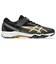 アシックス（ASICS）ジュニアスポーツシューズ ベルクロ ベルト付き スニーカー レーザービーム SL MG ブラック ゴールド 1154A232.001 …