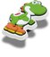 クロックス（crocs）ジビッツチャーム みどりヨッシー フル ボディ 10017953