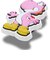 クロックス（crocs）ジビッツチャーム ピンク ヨッシー フル ボディ 10017957