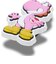 クロックス（crocs）ジビッツチャーム ピンク ヨッシー フル ボディ 10017957