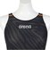 アリーナ（ARENA）競泳水着 レディース 水泳 アクアレーシング ワンピース 黒×グレー M-3Lサイズ AS6FRC76L BKGY WA承認モデル 公式…