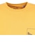 ゴースローキャラバン（GOSLOWCARAVAN）スクエアLOGO バックプリント ゆったり 半袖Tシャツ 361915B YEL