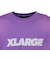 エクストララージ（XLARGE）DISCHARGE PRINTED STANDARD LOGO 半袖Tシャツ 101261011009-PURPLE