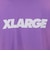 エクストララージ（XLARGE）DISCHARGE PRINTED STANDARD LOGO 半袖Tシャツ 101261011009-PURPLE