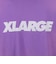 エクストララージ（XLARGE）DISCHARGE PRINTED STANDARD LOGO 半袖Tシャツ 101261011009-PURPLE