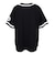 エクストララージ（XLARGE）ベースボール ジャージ 半袖シャツ 101262013006-BLACK