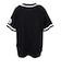 エクストララージ（XLARGE）ベースボール ジャージ 半袖シャツ 101262013006-BLACK