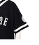 エクストララージ（XLARGE）ベースボール ジャージ 半袖シャツ 101262013006-BLACK