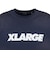 エクストララージ（XLARGE）DISCHARGE PRINTED STANDARD LOGO 半袖Tシャツ 101261011009-NAVY