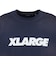 エクストララージ（XLARGE）DISCHARGE PRINTED STANDARD LOGO 半袖Tシャツ 101261011009-NAVY