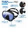 ツサスポーツ（TUSA SPORT）ミラーレンズシュノーケル2点セット 25UC0118M BKBKA