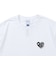 RV ハート 半袖Tシャツ RIV-26020-WT/BK