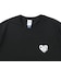 RV ハート 半袖Tシャツ RIV-26020-BK/WT