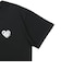 RV ハート 半袖Tシャツ RIV-26020-BK/WT