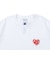 RV ハート 半袖Tシャツ RIV-26020-WT/RD