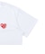 RV ハート 半袖Tシャツ RIV-26020-WT/RD