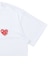 RV ハート 半袖Tシャツ RIV-26020-WT/RD