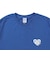 RV ハート 半袖Tシャツ RIV-26020-BLU