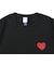 RV ハート 半袖Tシャツ RIV-26020-BK/RD