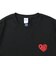 RV ハート 半袖Tシャツ RIV-26020-BK/RD