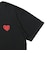RV ハート 半袖Tシャツ RIV-26020-BK/RD