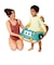 インテックス（INTEX）【カラー種類指定不可】キッズ 浮き輪 フロート KIDDIE FLOATS 59586 NP