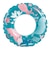 インテックス（INTEX）【カラー種類指定不可】ジュニア 浮き輪 TRANSPARENT RINGS 59242 NP