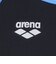 アリーナ（ARENA）競泳水着 レディース 水泳 トレーニングワンピース オープンバック 黒×シルバー SS-Lサイズ AS6SWM05L BKSL