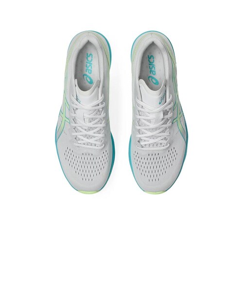 ASICS ランニングシューズ ホワイト グリーン 26センチ アシックス