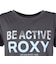 ロキシー（ROXY）水陸両用 フィットネス BE ACTIVE 箔MIXプリント 半袖Tシャツ RST264543 GRY