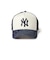 ニューエラ（NEW ERA）キャップ 9FORTY A-Frame トラッカー Laser Burn Out Denim ニューヨーク・ヤンキース 15137…
