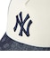 ニューエラ（NEW ERA）キャップ 9FORTY A-Frame トラッカー Laser Burn Out Denim ニューヨーク・ヤンキース 15137…