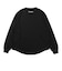 ニューエラ（NEW ERA）バスケットボールウェア 長袖 オーバーサイズド テック Tシャツ Round Ball Logo ブラック 15135376