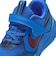 ナイキ（NIKE）ジュニア スポーツシューズ ベルクロ ベルト付き スニーカー コスミックランナー スウッシュ PS ブルー IQ9862-400